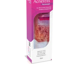 ACNELOSS Facewash by Sarian Healthcare for acne-prone oily skin with Salicylic Acid and Tea Tree Oil