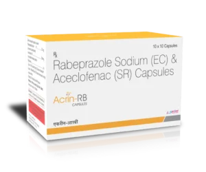 Aceclofenac 200mg and Rabeprazole 20mg Capsules | ACRIN RB Capsule