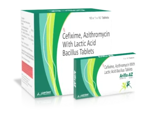 Cefixime and Azithromycin and Lactic Acid Bacillus Tablets | ARIFIX AZ Tablet