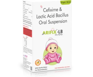 Cefixime and Lactic Acid Bacillus Dry Syrup | ARIFIX LB Dry Syrup