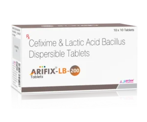 Cefixime and Lactic Acid Bacillus Tablets | ARIFIX LB Tablet