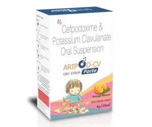 Cefpodoxime and Clavulanate Dry Syrup | ARIPOD CV FORTE Dry Syrup
