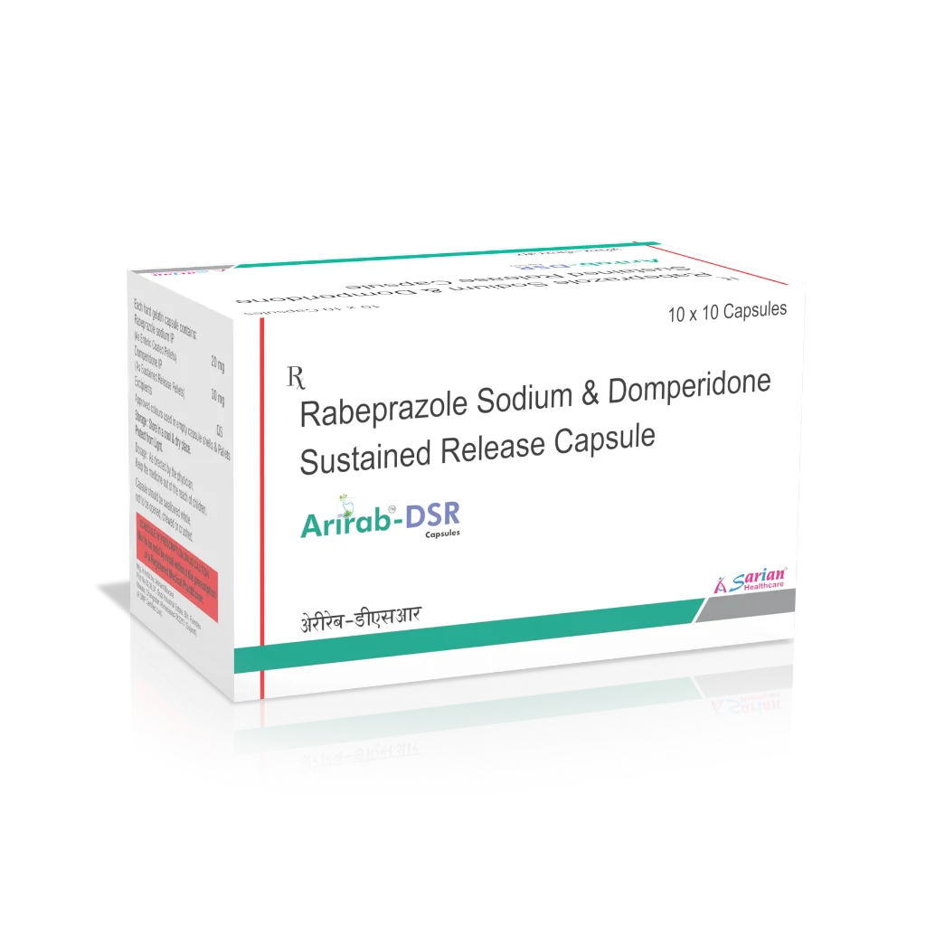 Rabeprazole and Domperidone Capsules | ARIRAB DSR Capsule