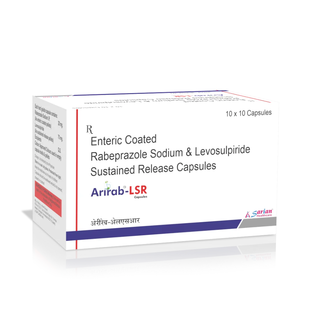 Rabeprazole and Levosulpride Capsules | ARIRAB LSR Capsule