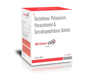 Diclofenac and Paracetamol and Serratiopeptidase Tablets | ARISER DP Tablet