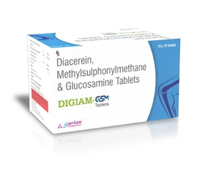 Diacerein Glucosamine MSM Tablets for Joint Health | DIGIAM-GSM Tab