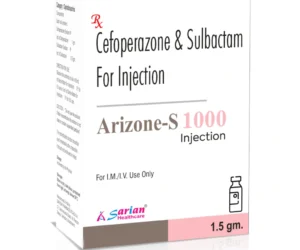 Cefoperazone Sulbactam Injection 1g Antibiotic | ARIZONE-S 1000 Inj