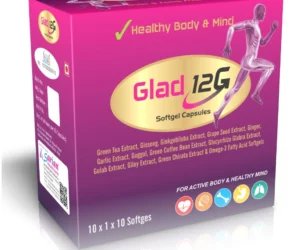 Omega 3 Herbal Antioxidant Multivitamin GLAD 12G Softgel Capsules Omega 3 Fatty Acid, Herbal Extracts, Probiotics, Multivitamins and Multiminerals Softgel Capsules for overall health and nutritional support by Sarian Healthcare