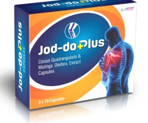 Cissus and Moringa Capsule JOD DO Plus Cissus Quadrangularis (20%) 750mg and Moringa Oleifera Extract (4:1) 100mg Capsules for bone fracture recovery and bone strength support by Sarian Healthcare