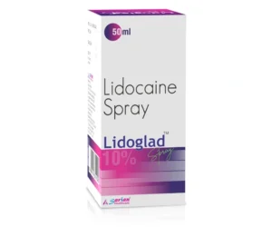 LIDOGLAD Lidocaine 100mg with Ethanol 30.4% v/v Topical Spray for local anesthesia and temporary pain relief by Sarian Healthcare