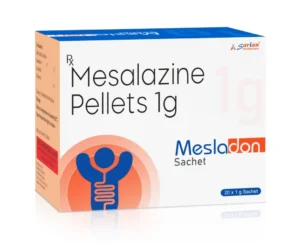 MESLADON Sachet Mesalamine 1g Oral Sachet for Inflammatory Bowel Disease by Sarian Healthcare