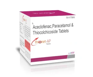Aceclofenac and Paracetamol Tablet for Pain Relief | THIONET AP Tablets