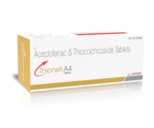 Aceclofenac and Thiocolchicoside Tablet for Muscle Pain | THIONET A4 Tablets