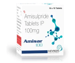 Amisar 100 Tablets Amisulpride 100mg Antipsychotic Tranquilizer Medicine Sarian Healthcare
