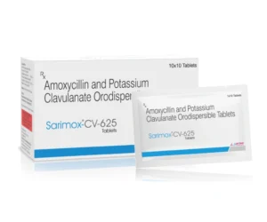 Amoxycillin and Clavulanate Tablet for Severe Infection | SARIMOX CV 625 Tablets