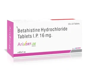 Betahistine 16mg Tablets for Vertigo Relief | ARIVERT-16 Tab