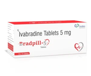 BRADPILL-5 Tablets Ivabradine 5mg antihypertensive cardiac medicine by Sarian Healthcare