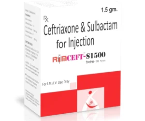 Ceftriaxone and Sulbactam Injection for Serious Infection | RIMCEFT S 1500 Injection
