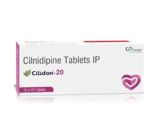 CILIDON-20 Tablets Cilnidipine 20mg antihypertensive medicine by Sarian Healthcare