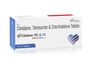 CILIDON-TC-6.25 Tablets Cilnidipine Telmisartan Chlorthalidone antihypertensive medicine by Sarian Healthcare
