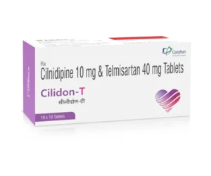 CILIDON-T Tablets Cilnidipine 10mg and Telmisartan 40mg antihypertensive medicine by Sarian Healthcare