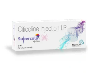 Supercolin Injection Citicoline 500mg 2ml neuroprotective injection Sarian Healthcare