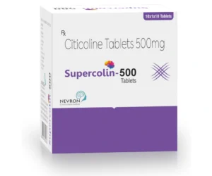 Supercolin 500 Tablets Citicoline 500mg Brain Memory Cognitive Support Neuroprotective Medicine Sarian Healthcare