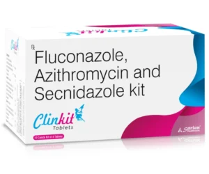 Fluconazole Azithromycin Secnidazole - CLINKIT Tablets Fluconazole 150mg, Azithromycin 1gm & Secnidazole 1gm Tablets for mixed fungal, bacterial and protozoal infections by Sarian Healthcare