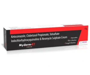 Clobetasol and Ketoconazole Cream for Skin Infection | MYDERM KT Cream