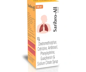 Cough Syrup with Antihistamine and Decongestant | SARIBRO ALL Syrup