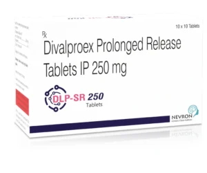 DLP SR 250 Tablets Divalproex Sodium 250mg Sustained Release Anti Epileptic Medicine Sarian Healthcare