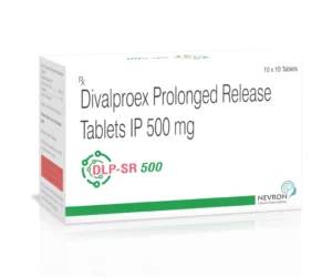 DLP SR 500 Tablets Divalproex Sodium 500mg Sustained Release Anti Epileptic Medicine Sarian Healthcare