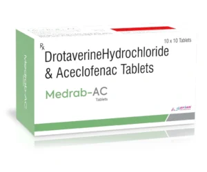 Drotaverine and Aceclofenac Tablet for Pain Relief | MEDRAB AC Tablets