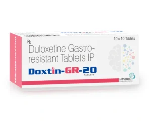 Doxtin GR 20 Tablet Duloxetine 20mg gastro resistant antidepressant for anxiety depression and neuropathic pain