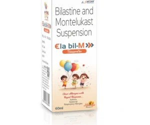 Bilastine Montelukast - ELABIL M Suspension Bilastine 10mg & Montelukast 4mg Suspension for pediatric allergies and allergic rhinitis by Sarian Healthcare