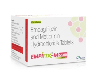 EMPIFIX-M 5/500 Tablets Empagliflozin and Metformin Antidiabetic Medicine by Sarian Healthcare