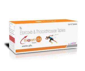 Etoricoxib and Thiocolchicoside Tablet for Pain | THIONET ET4 Tablets