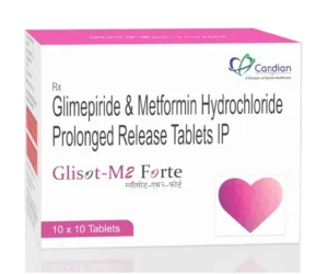 GLISOT-M2 FORTE Tablets Glimepiride 2mg and Metformin 1000mg Prolonged Release Antidiabetic Medicine by Sarian Healthcare