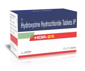 Hydroxyzine 25mg Tablet for Allergy and Anxiety | HDR 25 Tablets