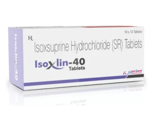 Isoxsuprine 40mg SR Tablet for Blood Flow Improvement | ISOXLIN 40 Tablets