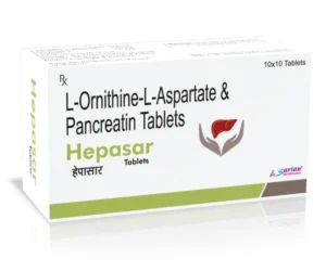 L-Ornithine and Pancreatin Tablet for Liver Support | HEPASAR Tablets