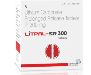 Litpal SR 300 Tablets Lithium Carbonate 300mg Mood Stabilizer Bipolar Disorder Medicine Sarian Healthcare