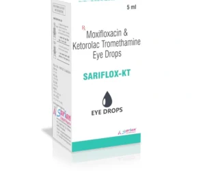 Moxifloxacin and Ketorolac Eye Drops for Eye Pain | SARIFLOX KT Eye Drops