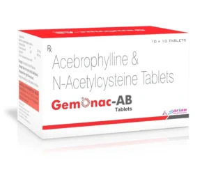 N Acetylcysteine Acebrophylline Tablets | GEMONAC-AB Tab