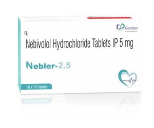 NEBLER-2.5 Tablets Nebivolol 2.5mg antihypertensive beta blocker medicine for blood pressure control by Sarian Healthcare