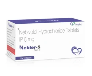 NEBLER-5 Tablets Nebivolol 5mg antihypertensive beta blocker medicine for hypertension management by Sarian Healthcare
