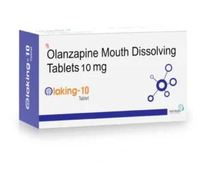Olaking 10 Tablets Olanzapine 10mg Antipsychotic Medicine by Sarian Healthcare