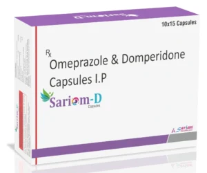 Omeprazole and Domperidone Capsule for Acidity | SARIOM D Capsules