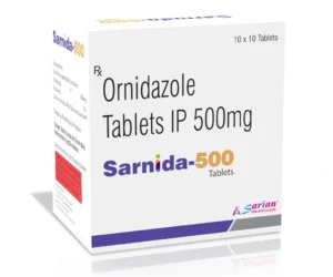 Ornidazole 500mg Tablet for Infection and Diarrhea | SARNIDA 500 Tablets