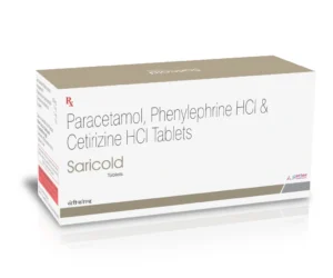 Paracetamol and Phenylephrine Tablet for Cold Relief | SARICOLD Tablets